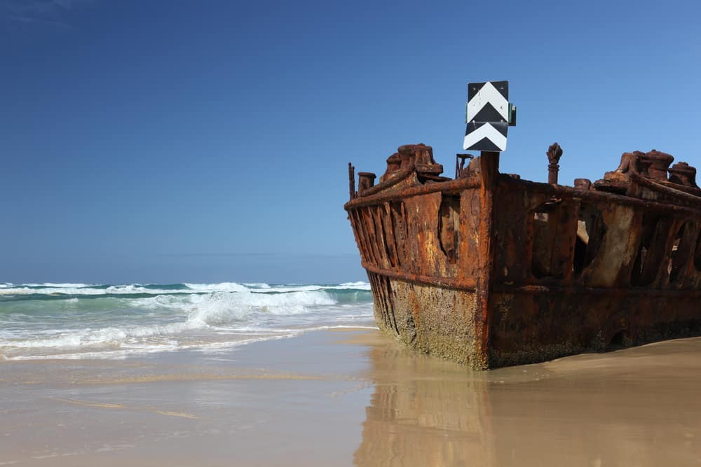 Maheno Shipwreck K'gari Fraser Island Adventurerz