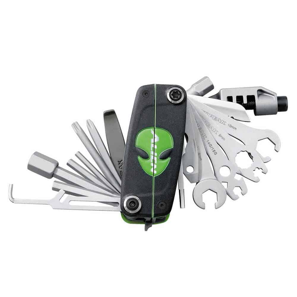 A Swiss army knife embedded with another swiss army knife, ideal for bike accessories on adventurous rides.