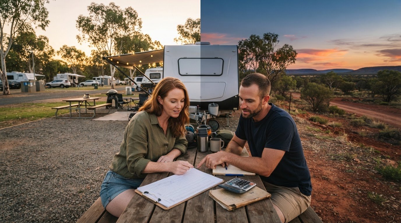 Caravan Park vs Free Camping: One Year Australian Budget