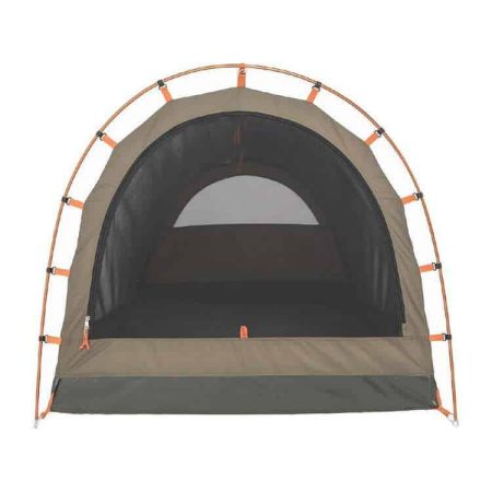 Oztent DS-2 Pitch Black Dome Double Swag Khaki